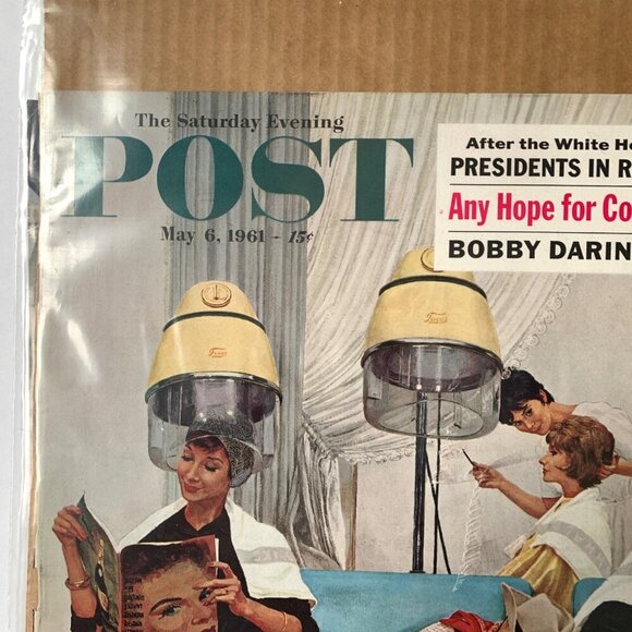 The Saturday Evening Post Magazine COVER May 6 1961 Kurt Ard - Picture 2 of 4